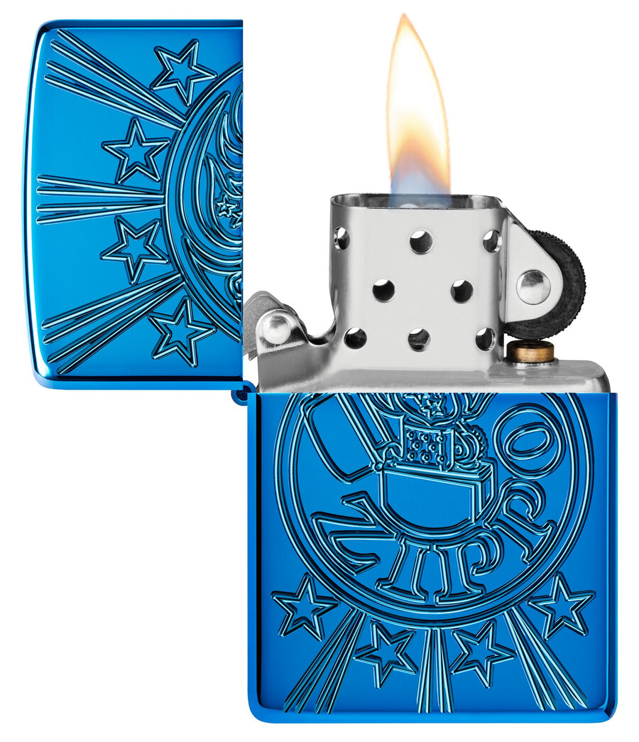 zippo starburst design