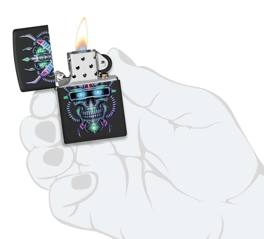 cyber skull design