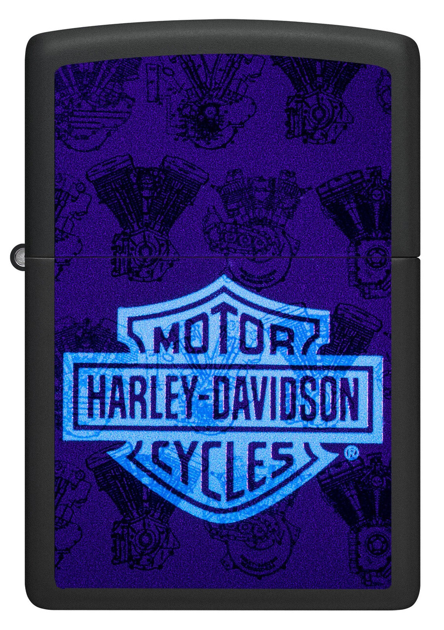 harley-davidson black light engines design