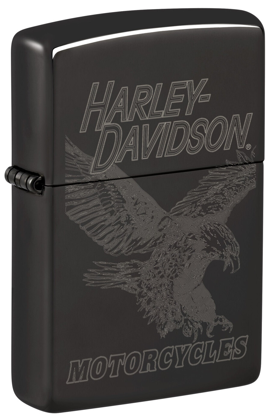 harley-davidson monochrome eagle design