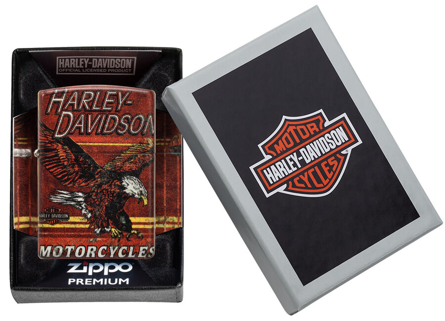 harley-davidson flying eagle design