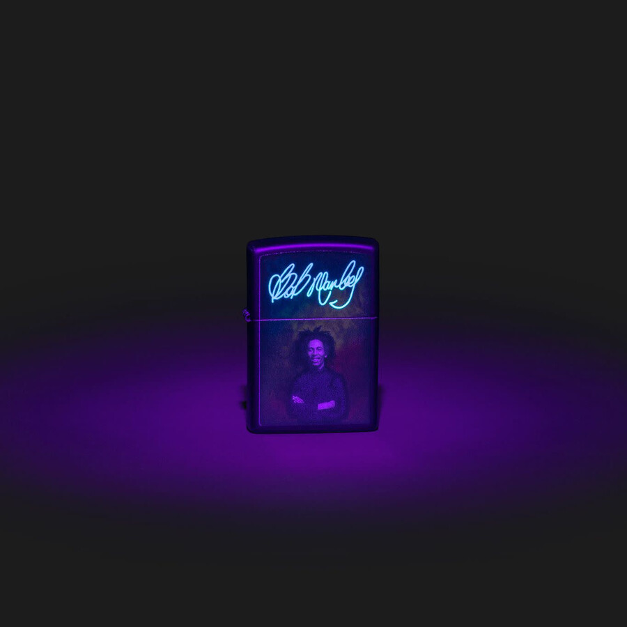 bob marley black light signature design