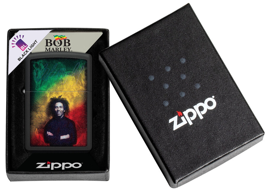 bob marley black light signature design