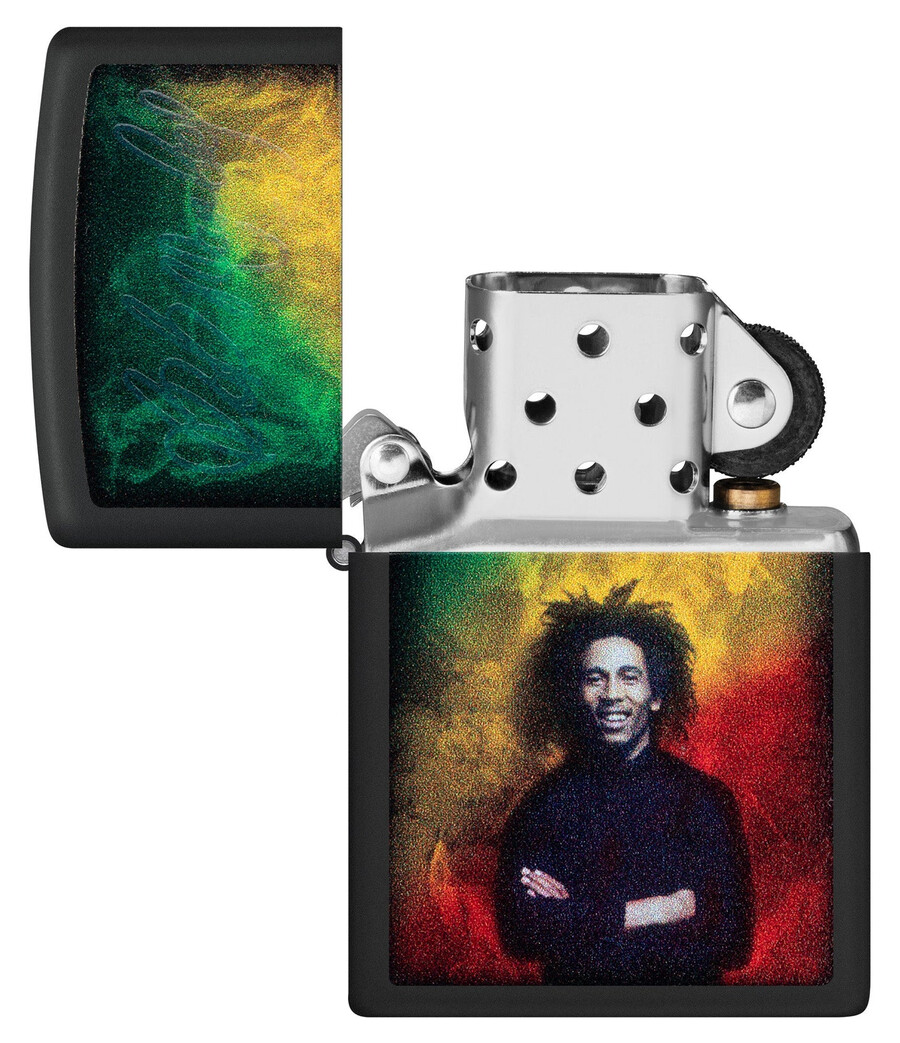 bob marley black light signature design