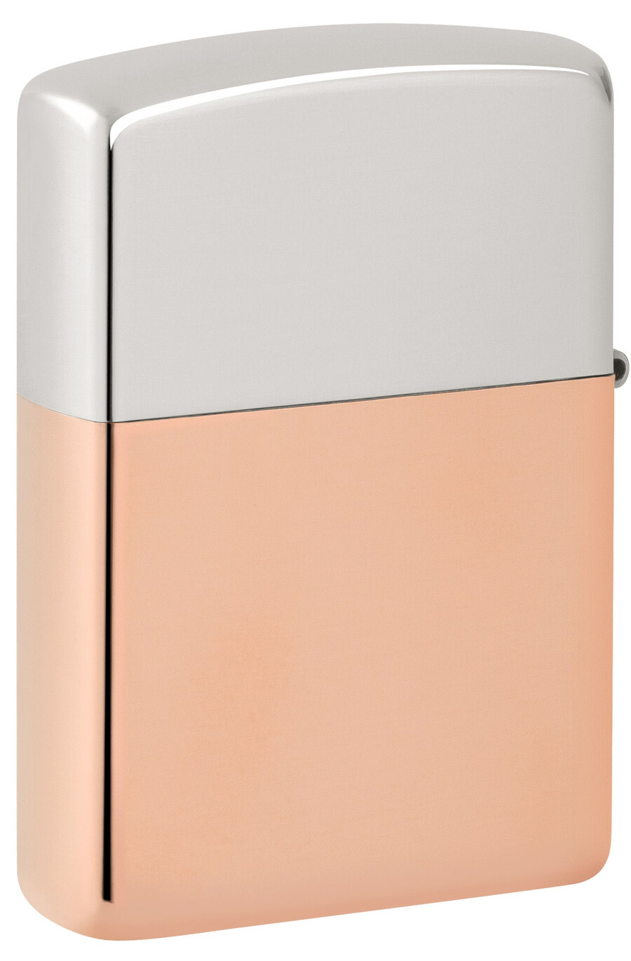 bimetal case lighter - sterling silver lid