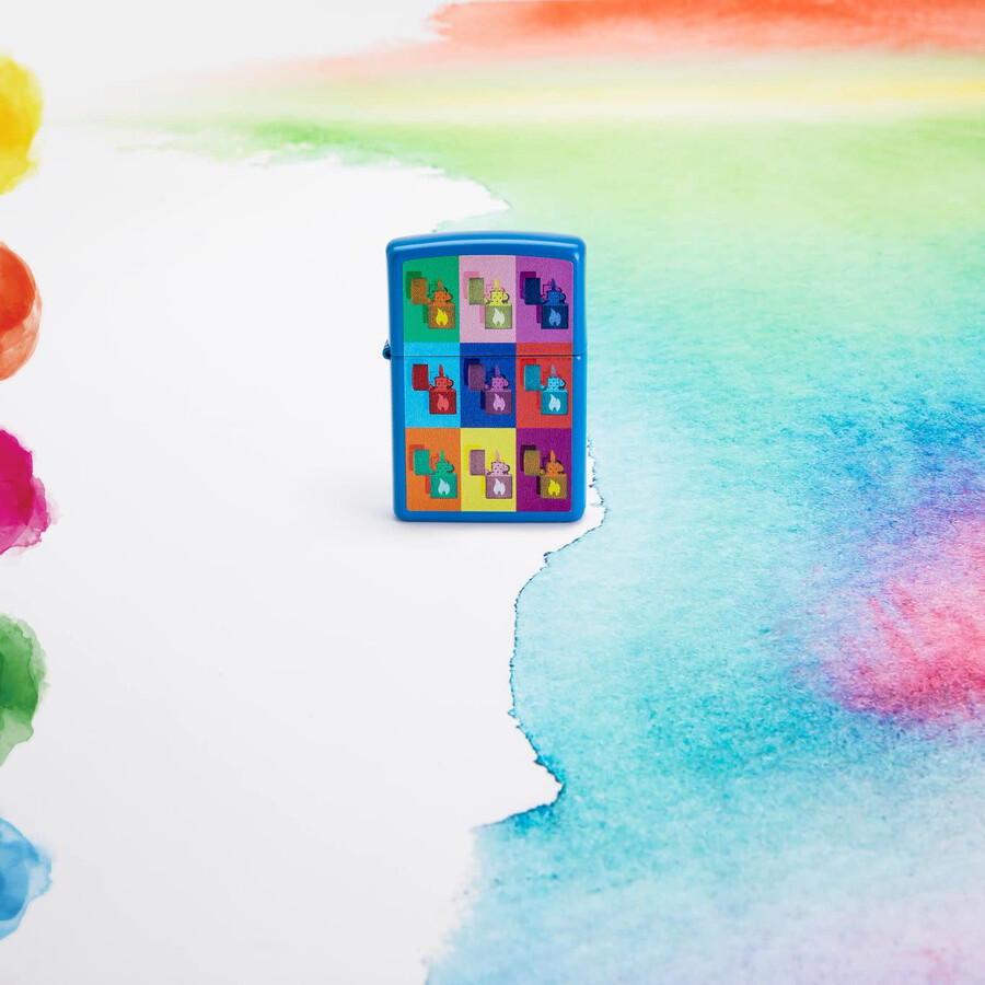 pop art zippo design
