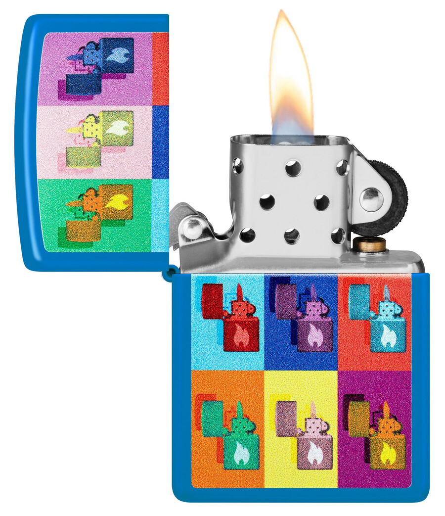 pop art zippo design