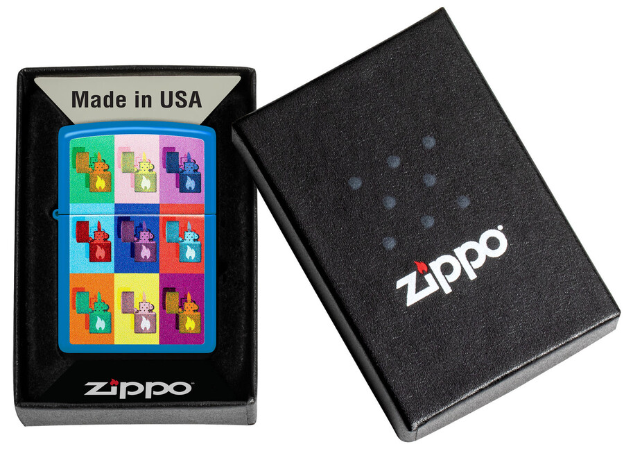 pop art zippo design