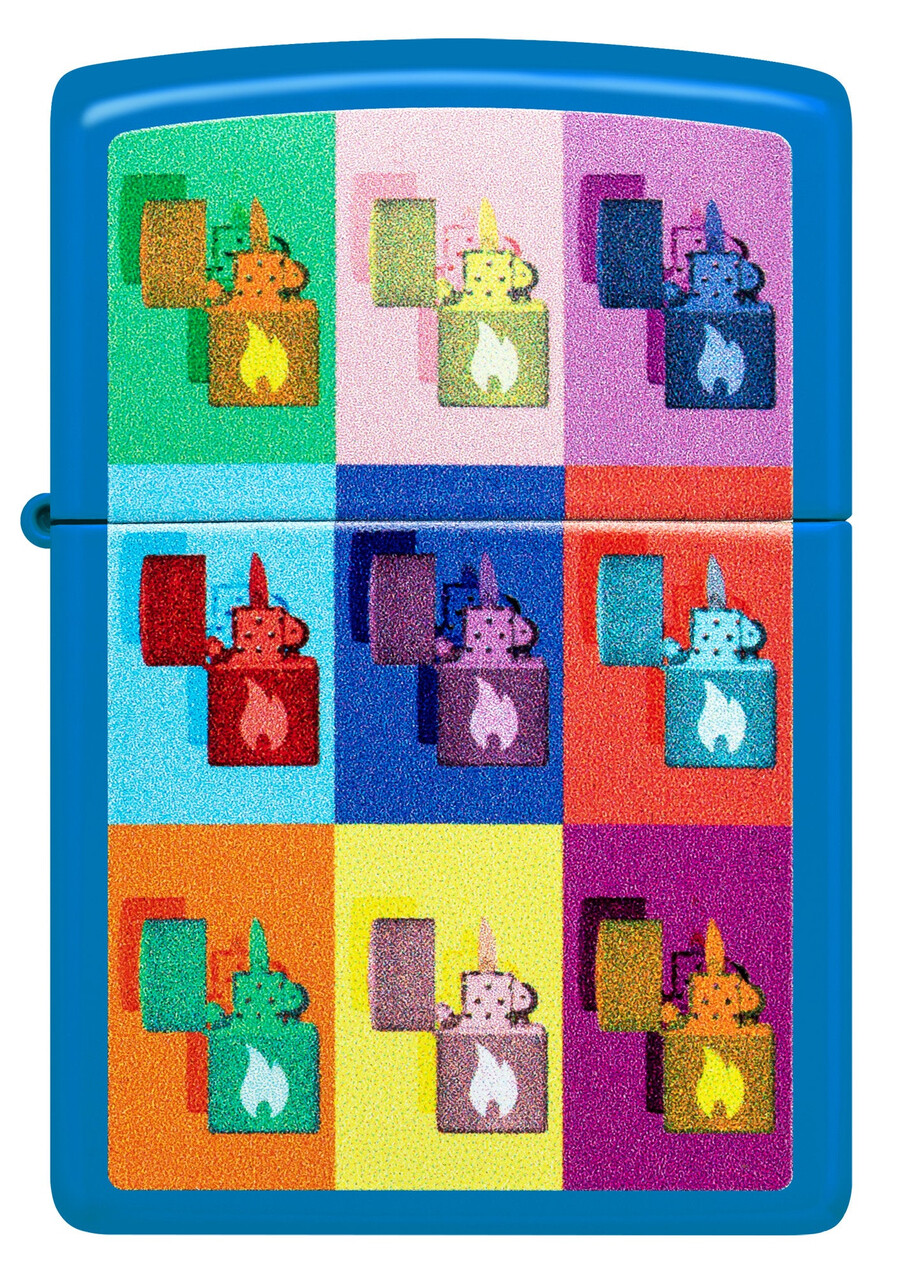 pop art zippo design