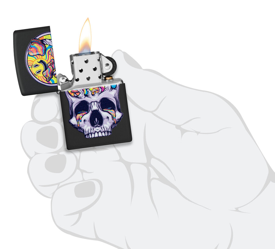 skull moon design