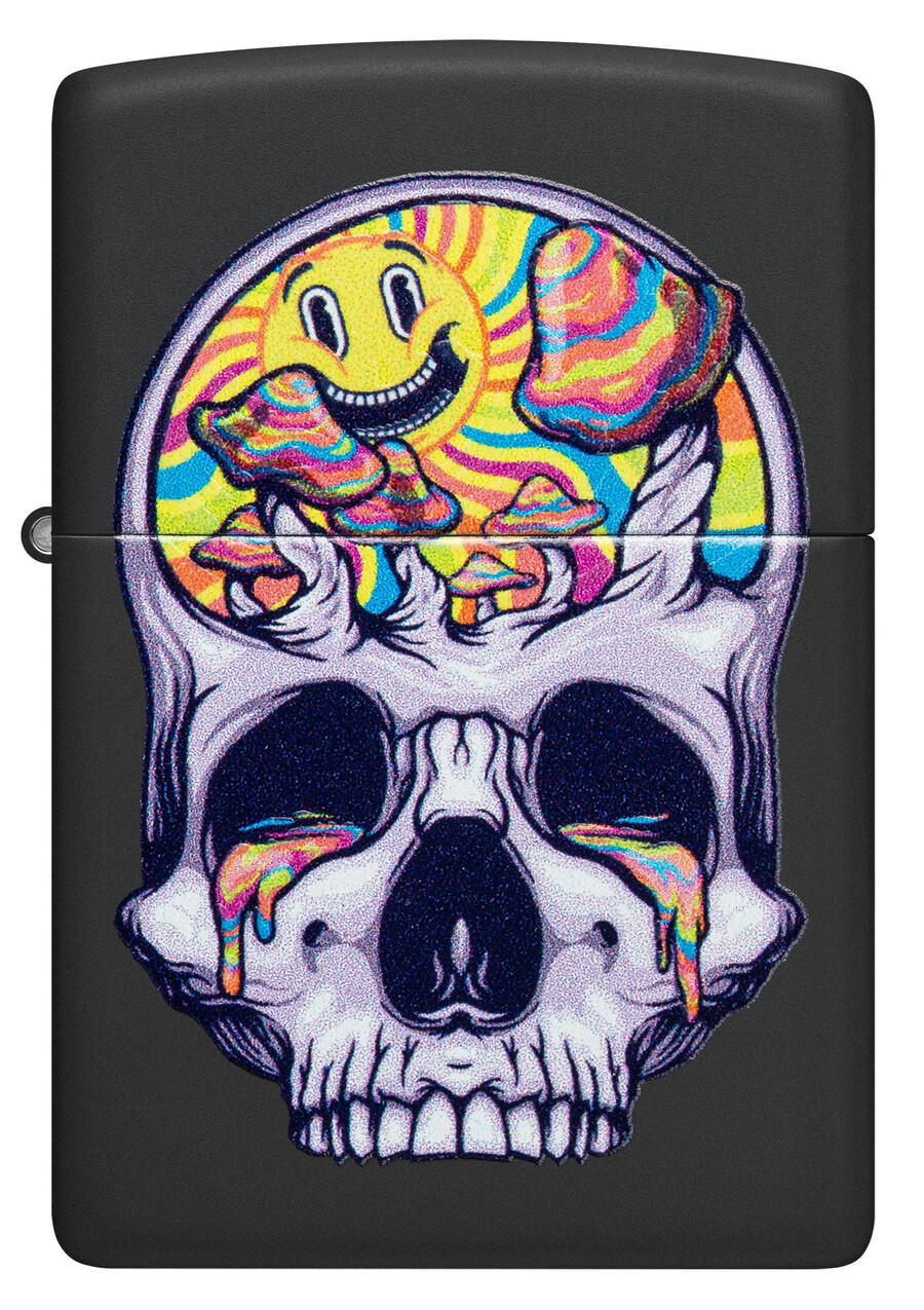 skull moon design