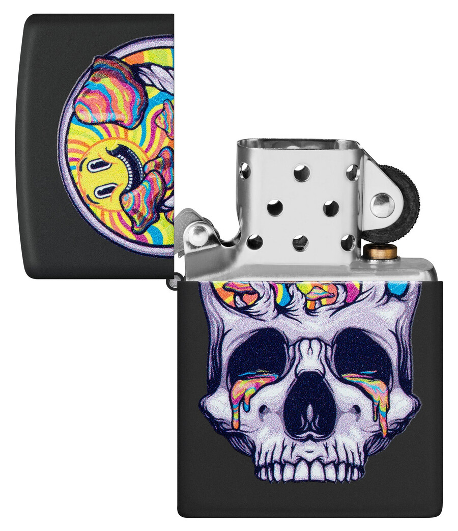 skull moon design