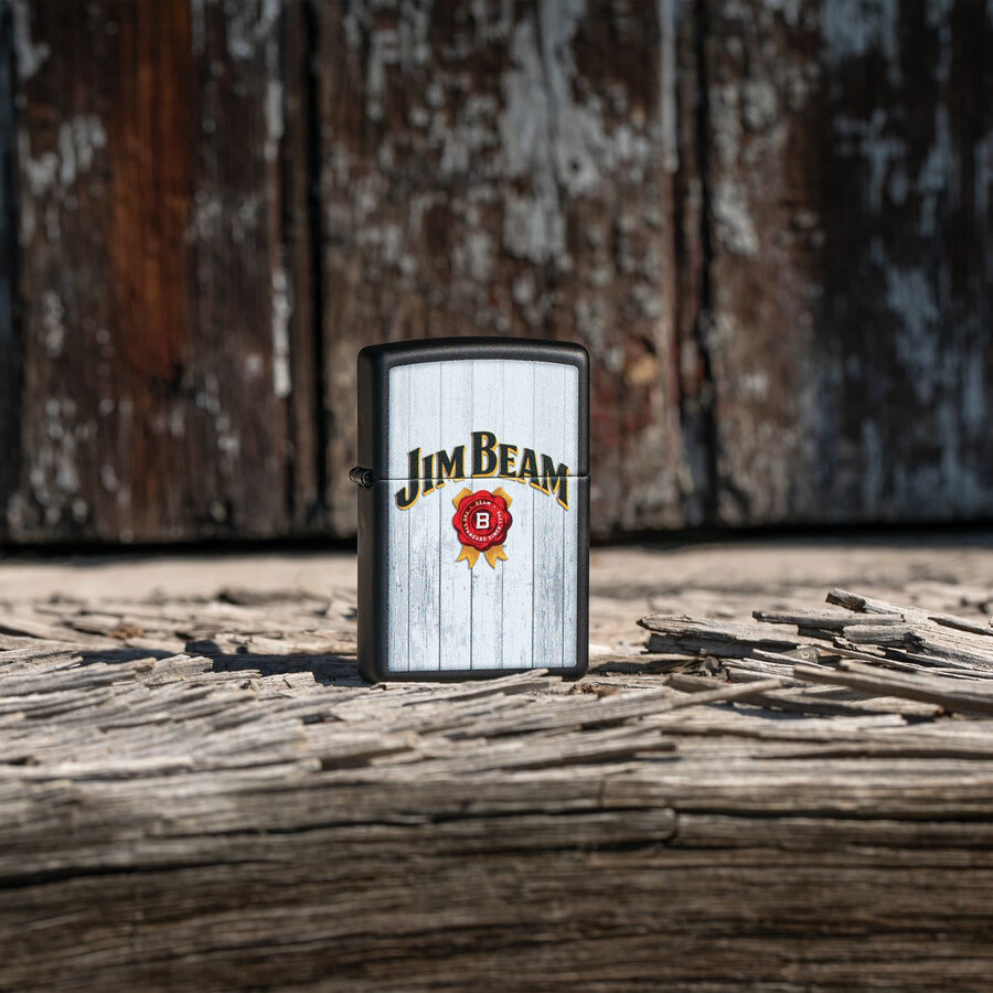 jim beam woodgrain design