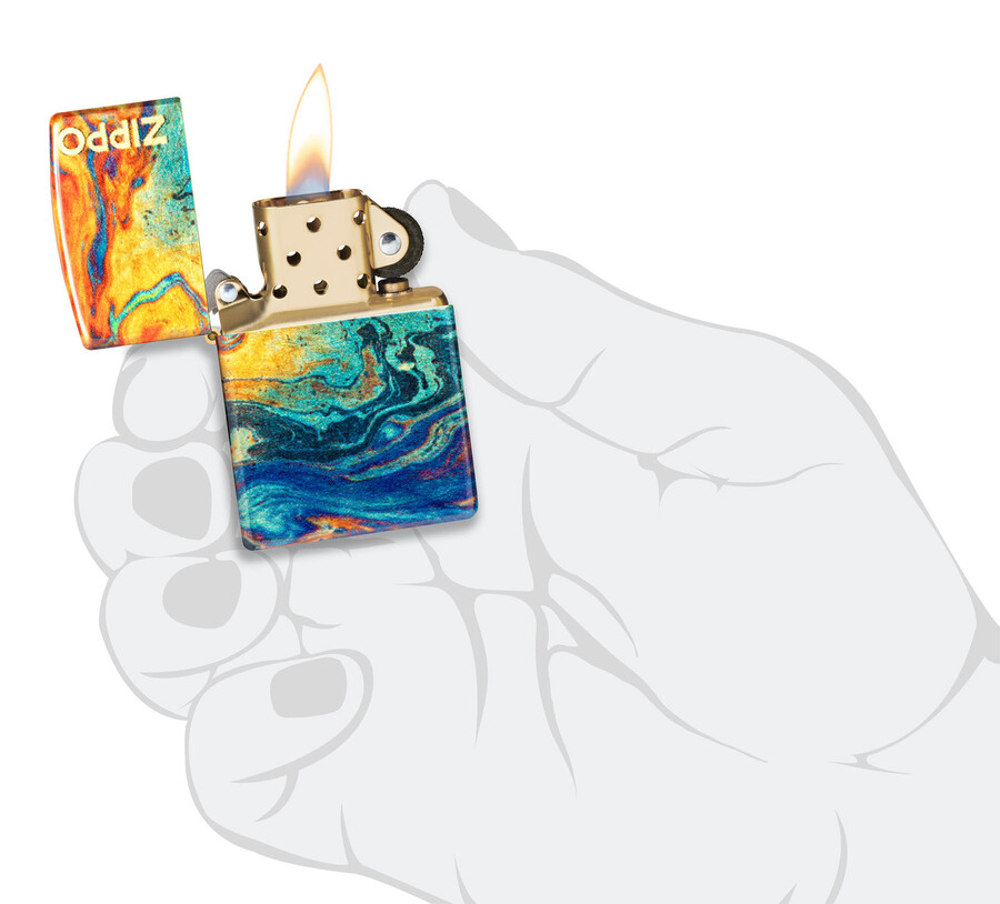 colorful zippo design
