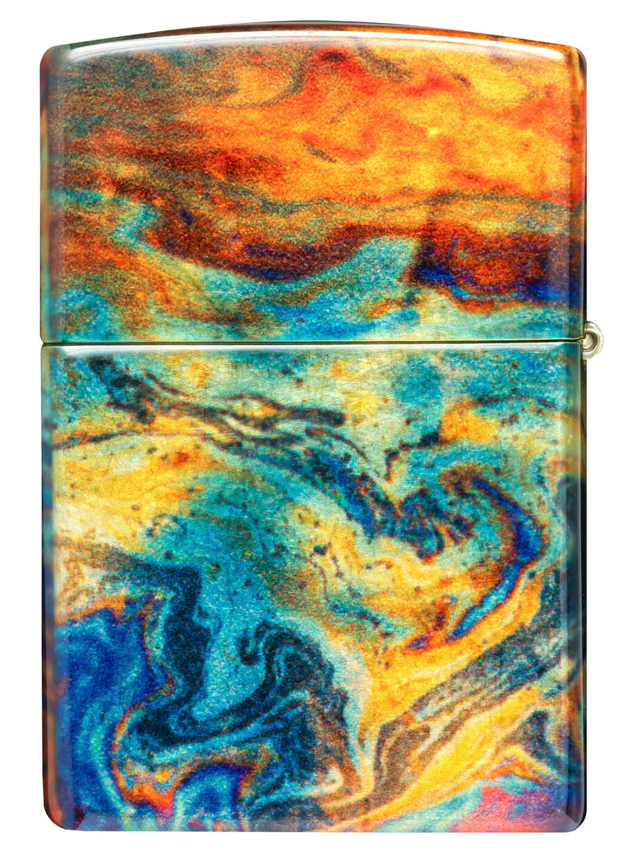 colorful zippo design