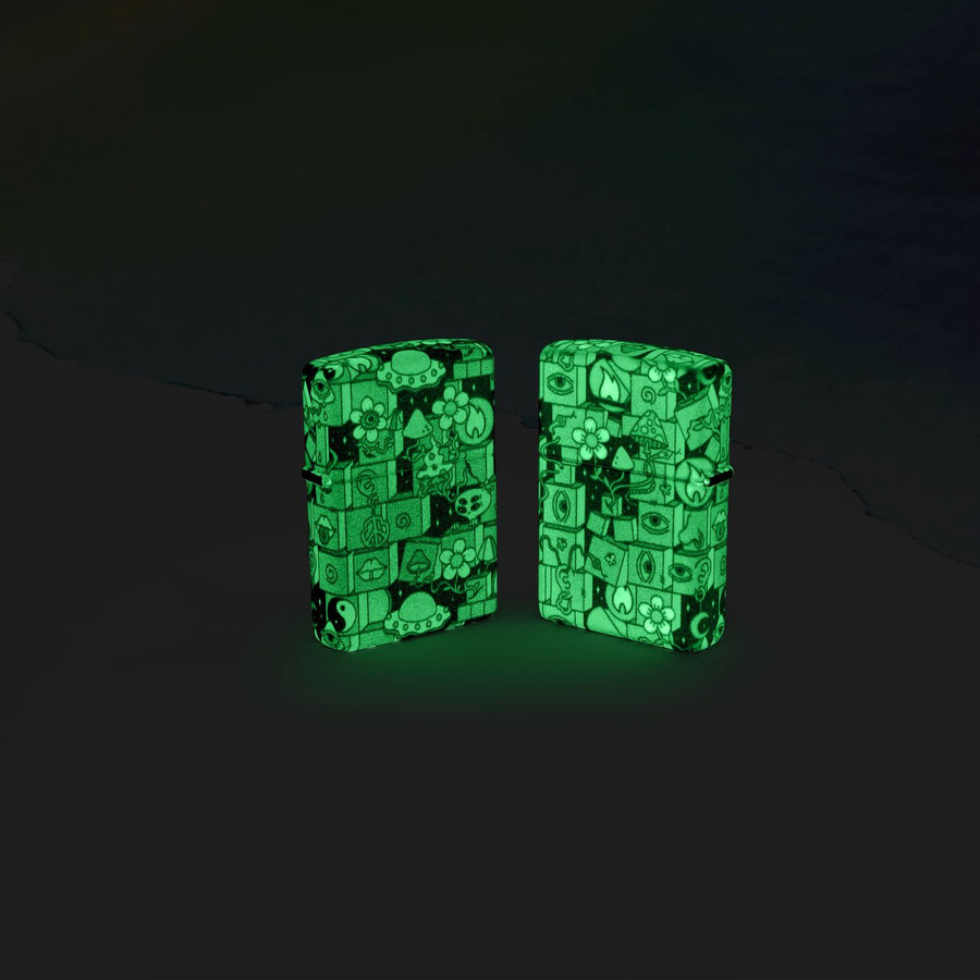 abstract zippo design