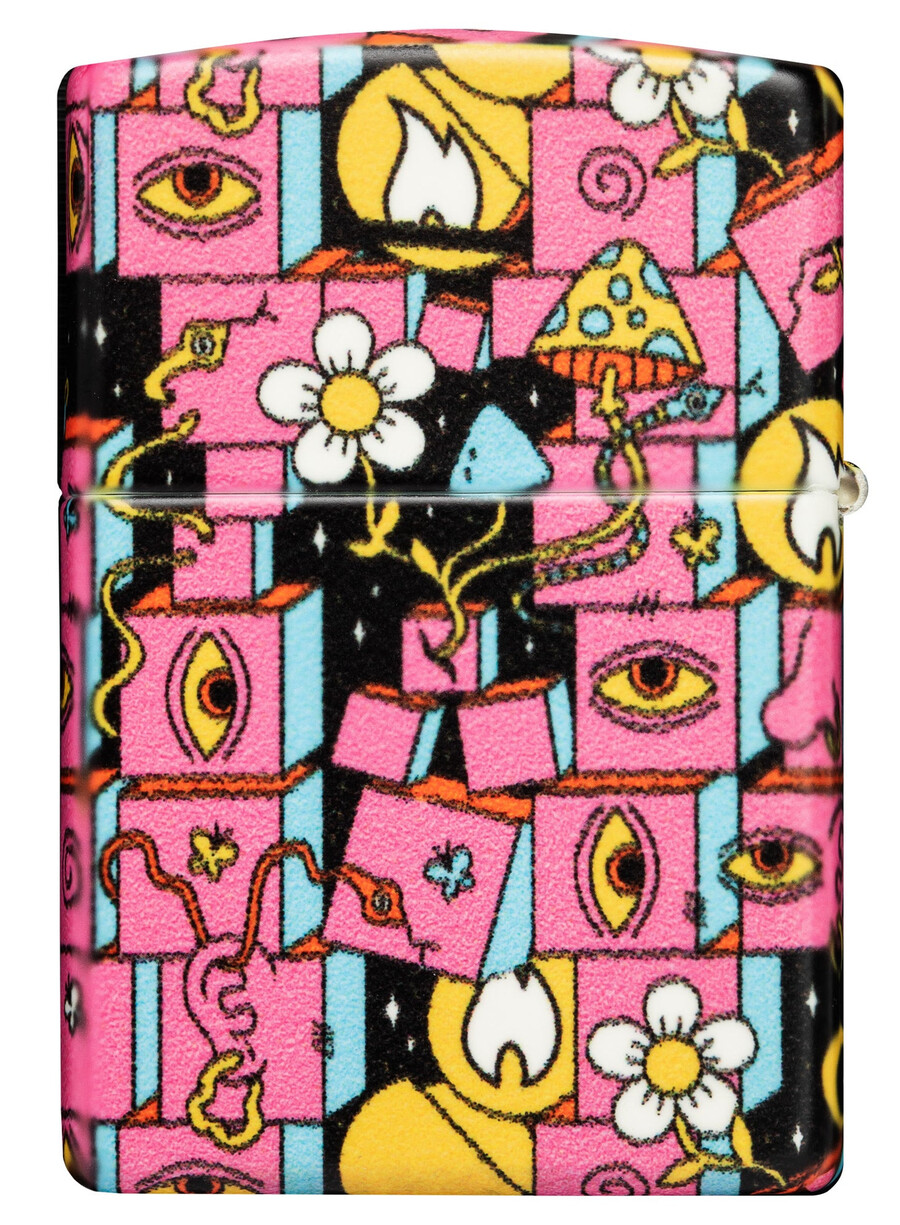 abstract zippo design