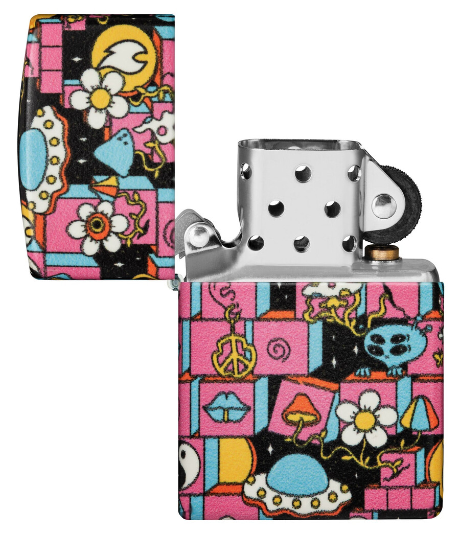abstract zippo design