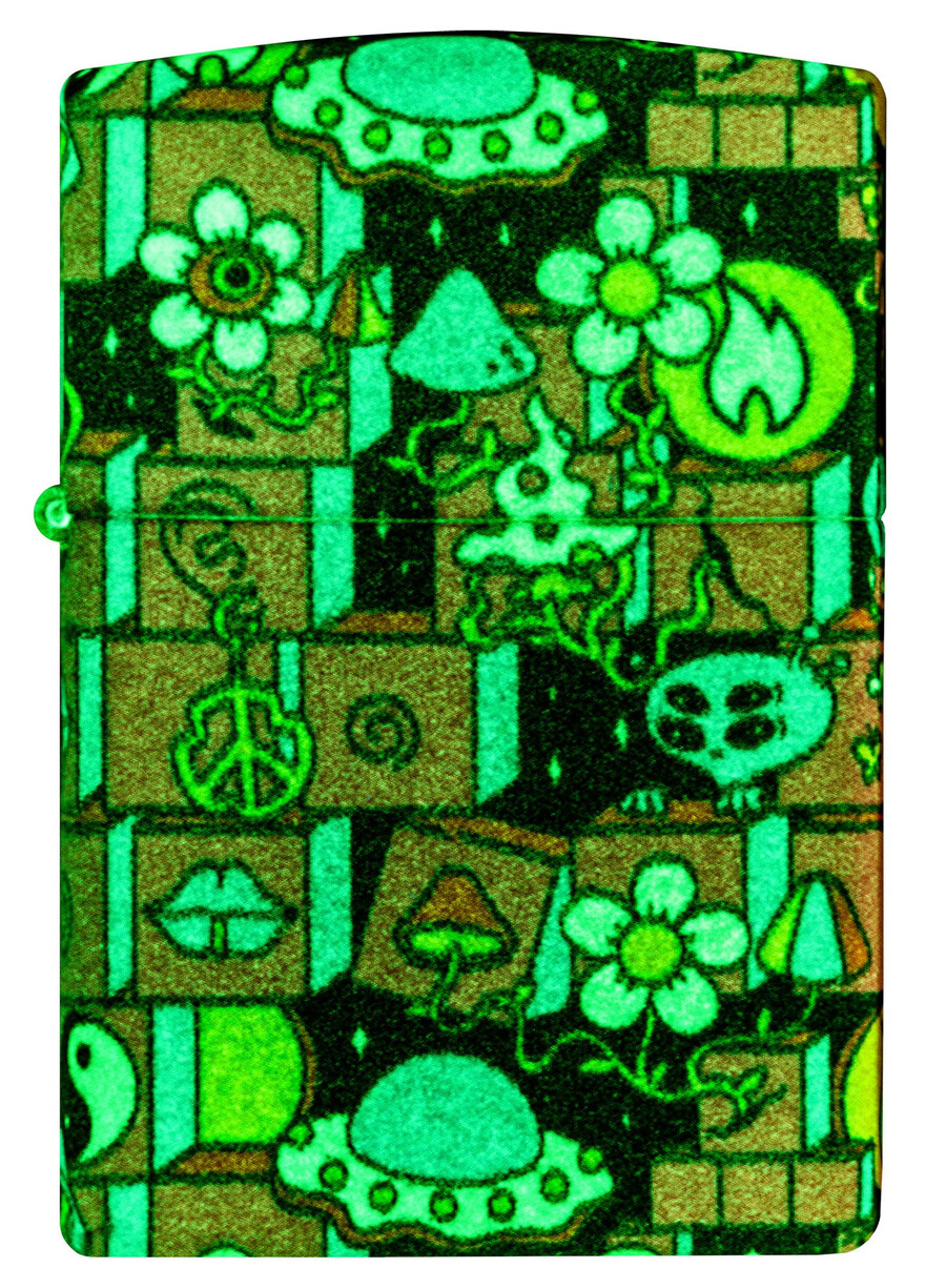 abstract zippo design