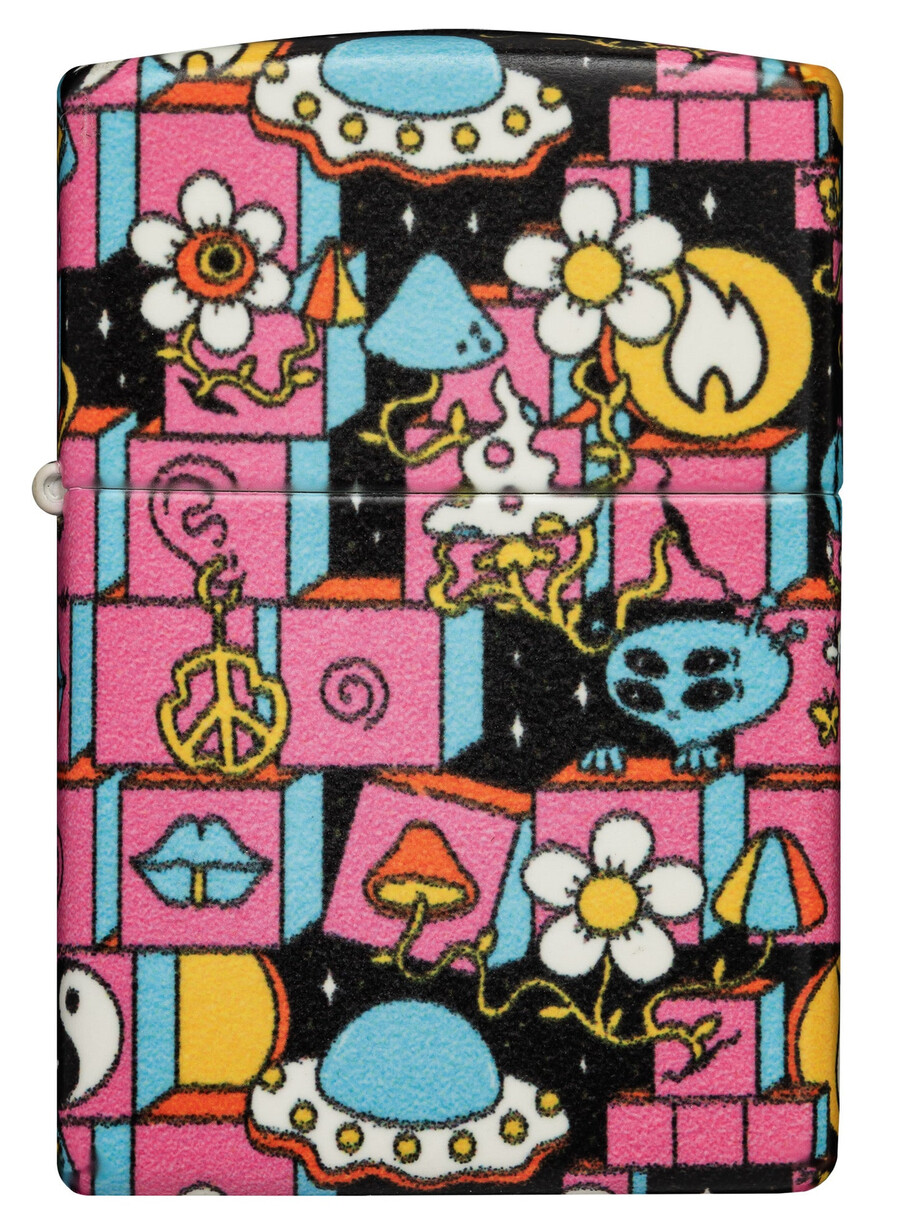 abstract zippo design