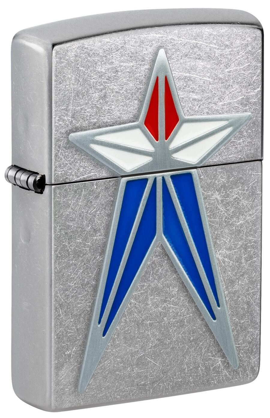 red white blue star