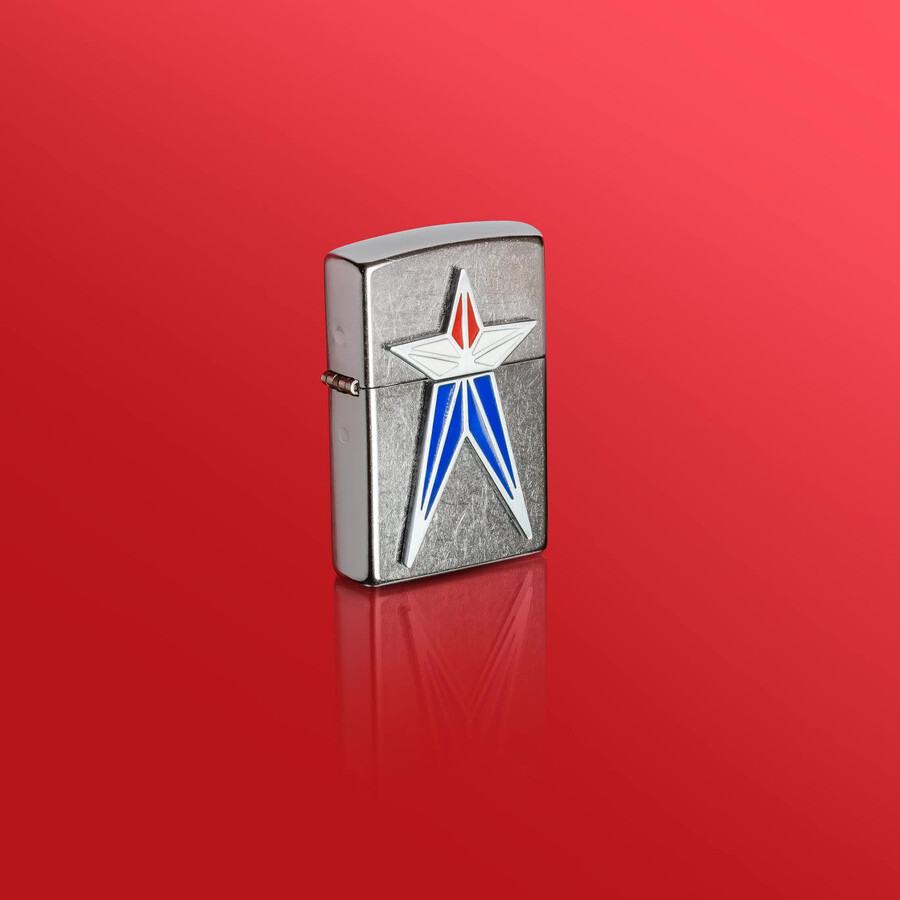red white blue star