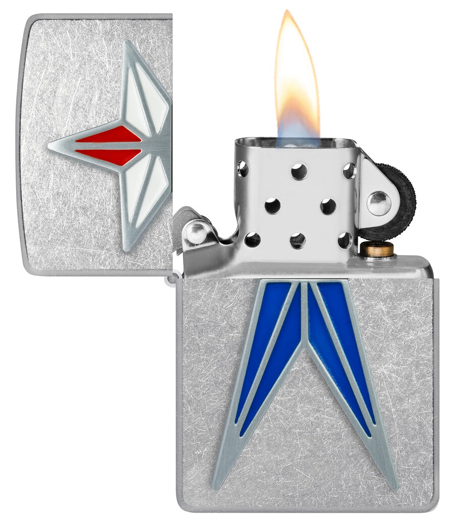 red white blue star