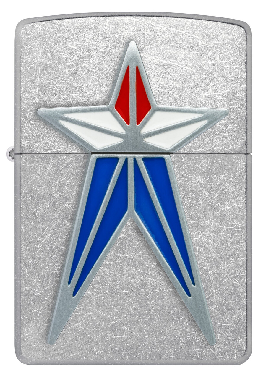 red white blue star