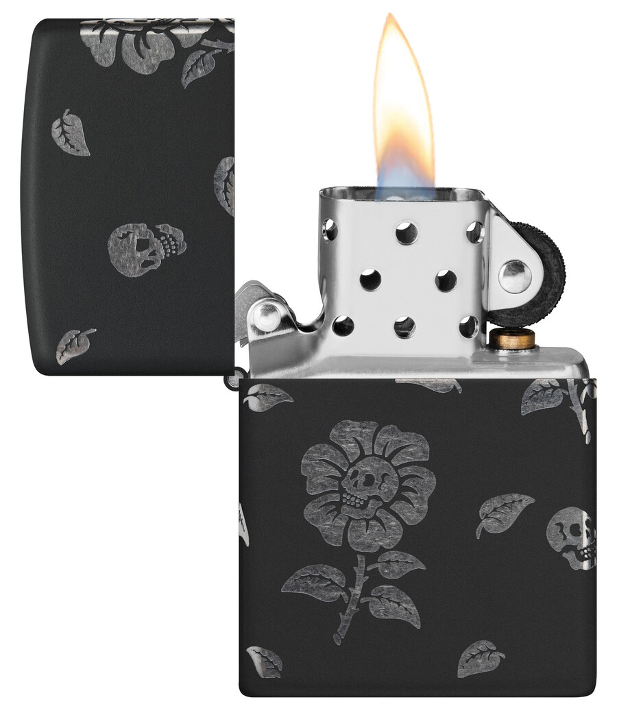 flower skulls design