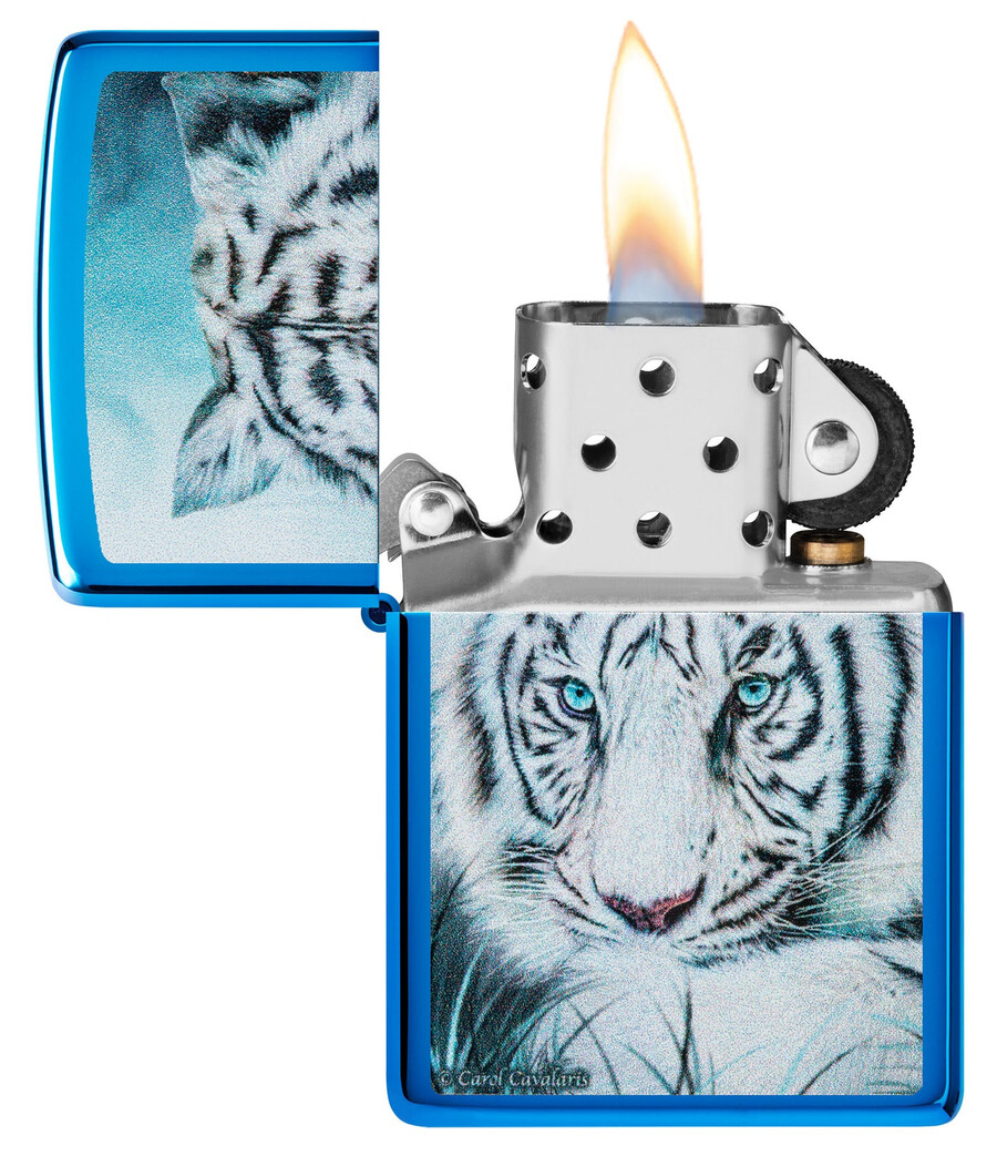 carol cavalaris white tiger design