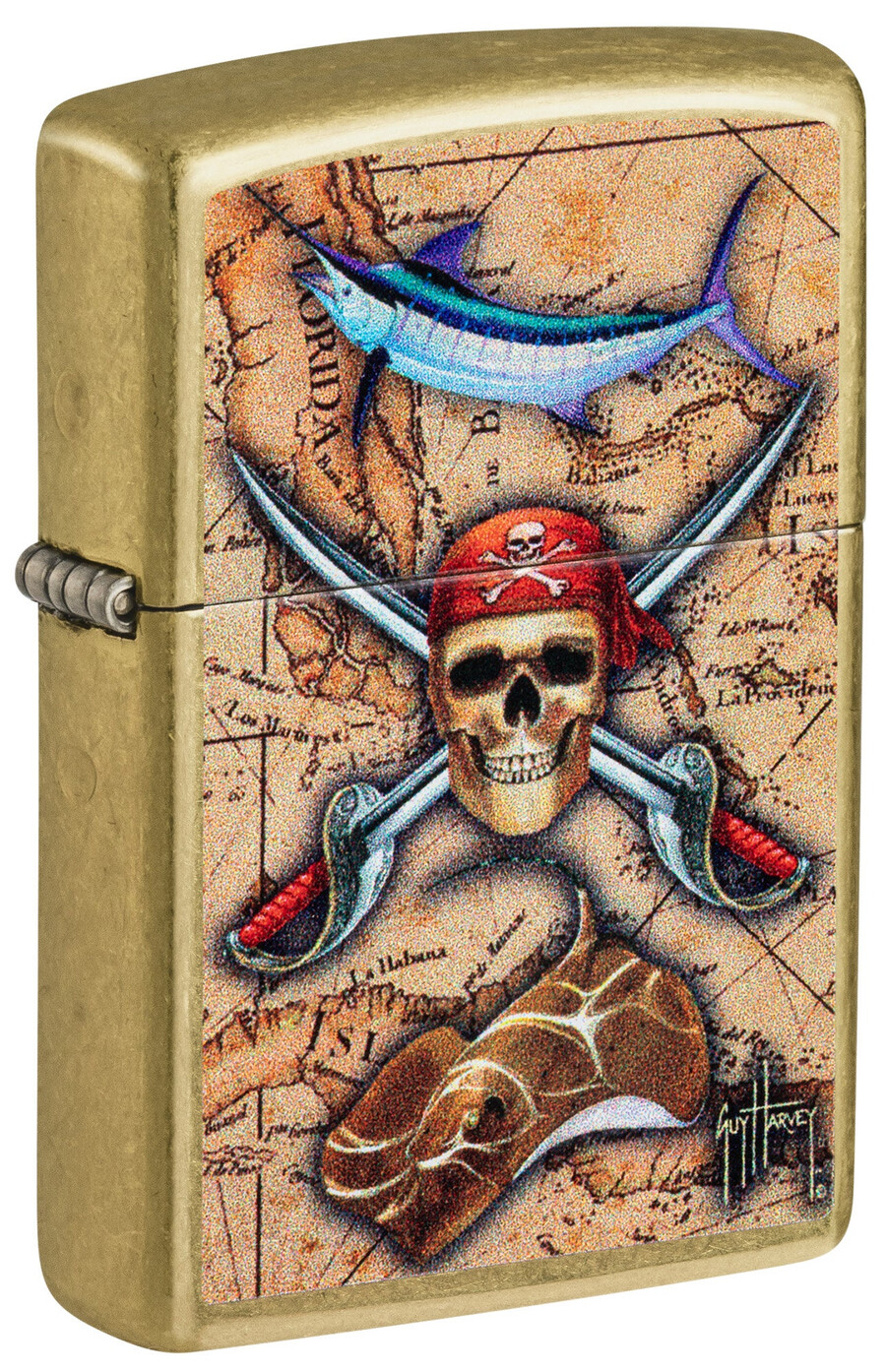 guy harvey treasure map design