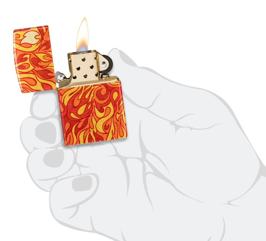 fire zippo design