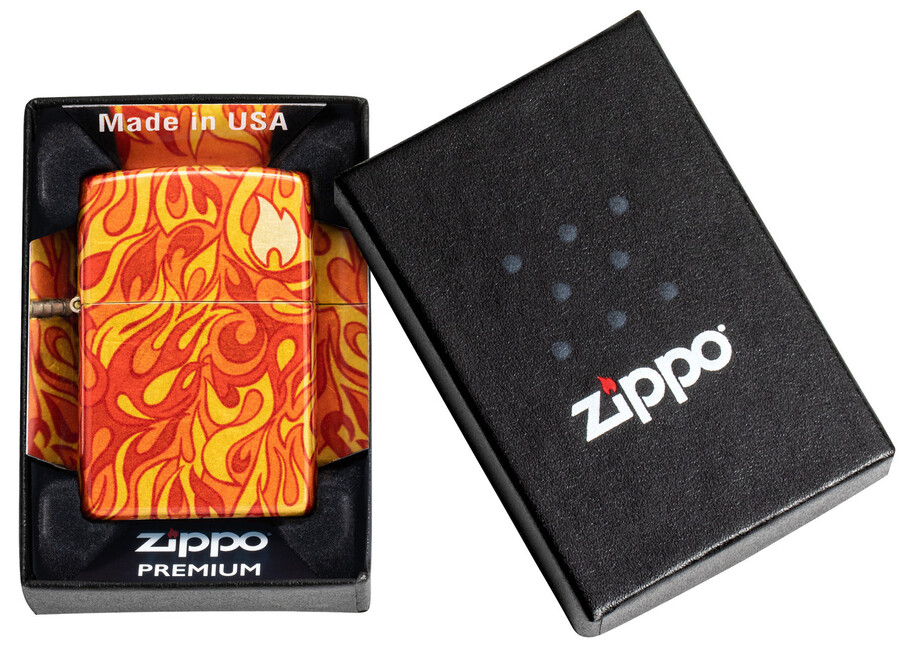 fire zippo design