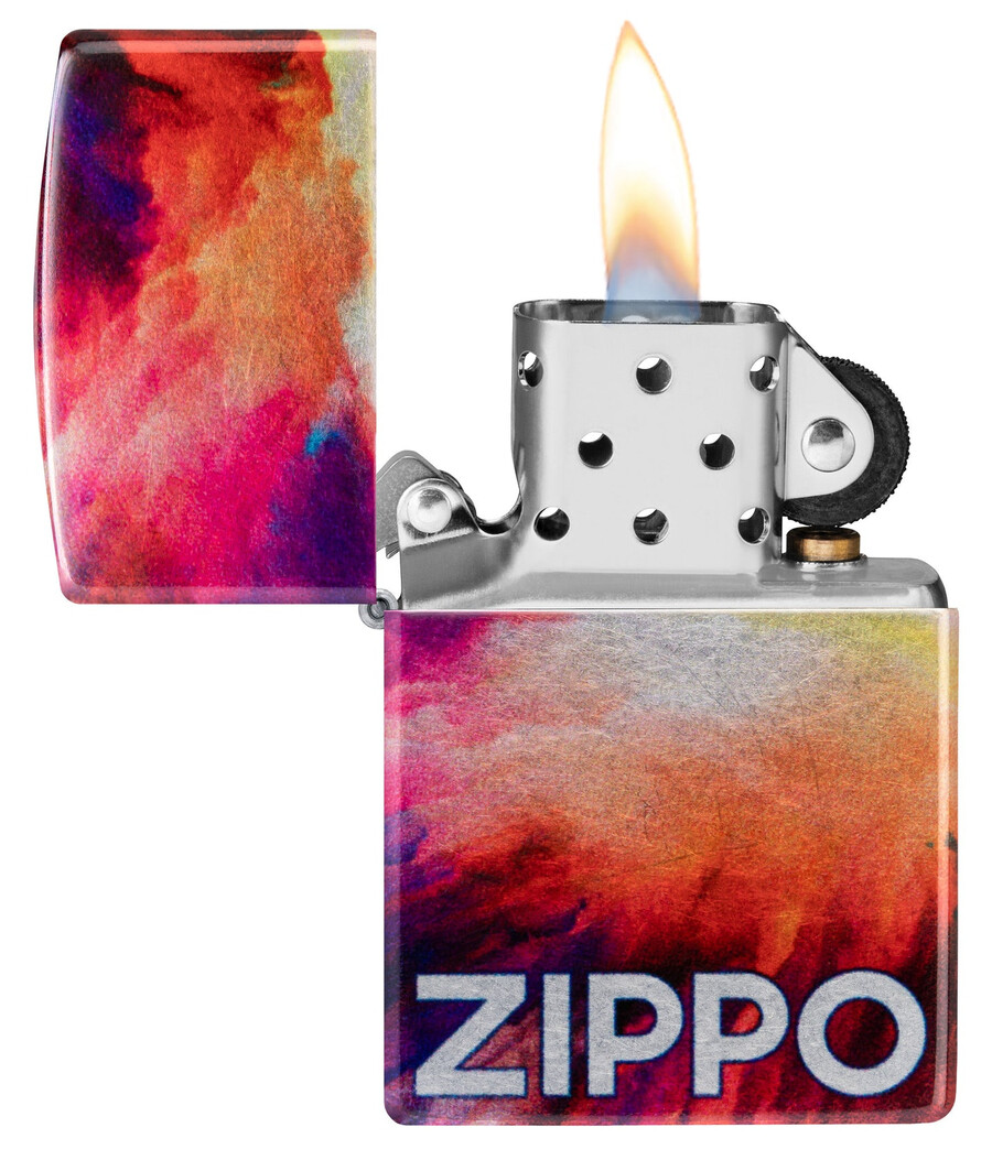 tie dye zippo design