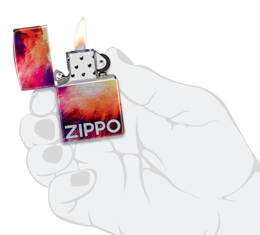 tie dye zippo design