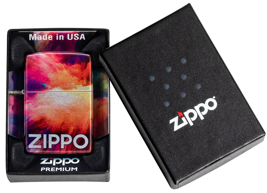 tie dye zippo design