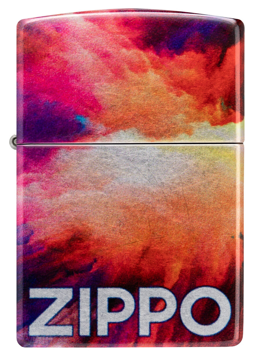 tie dye zippo design