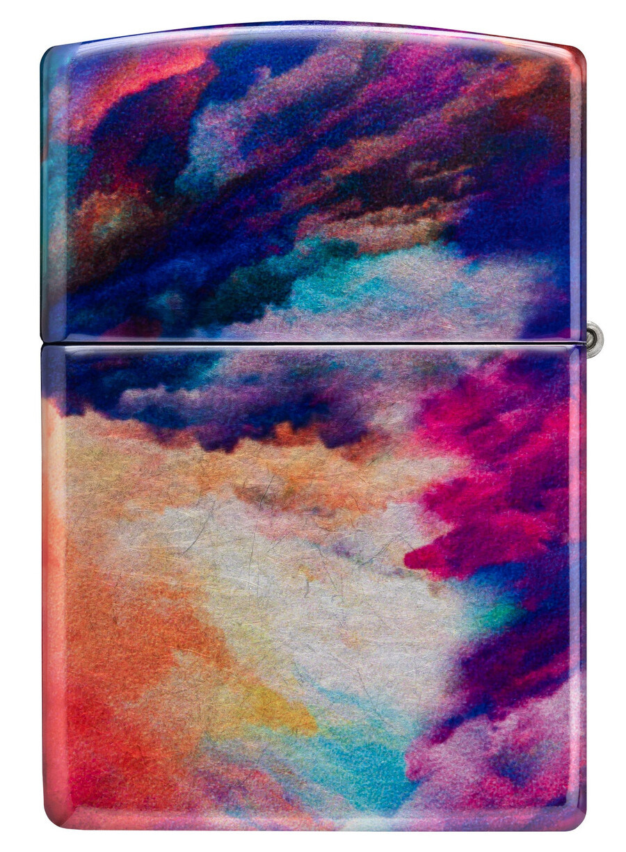 tie dye zippo design