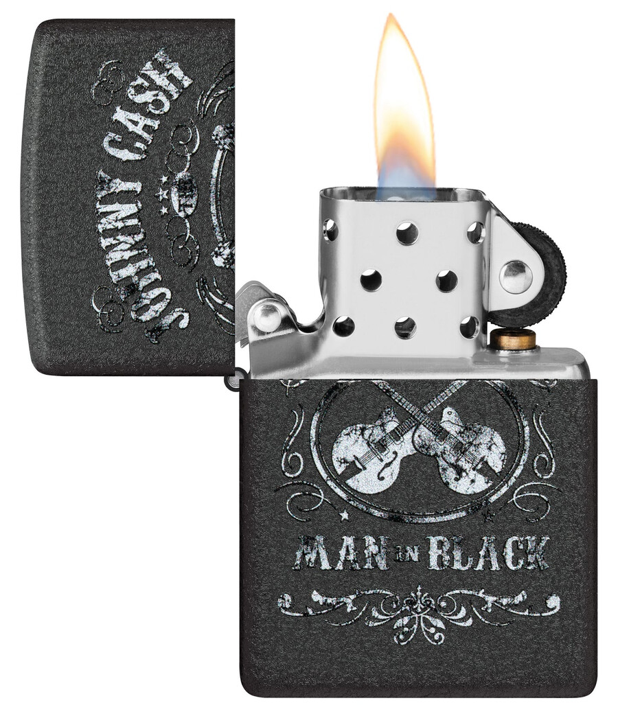 johnny cash man in black design