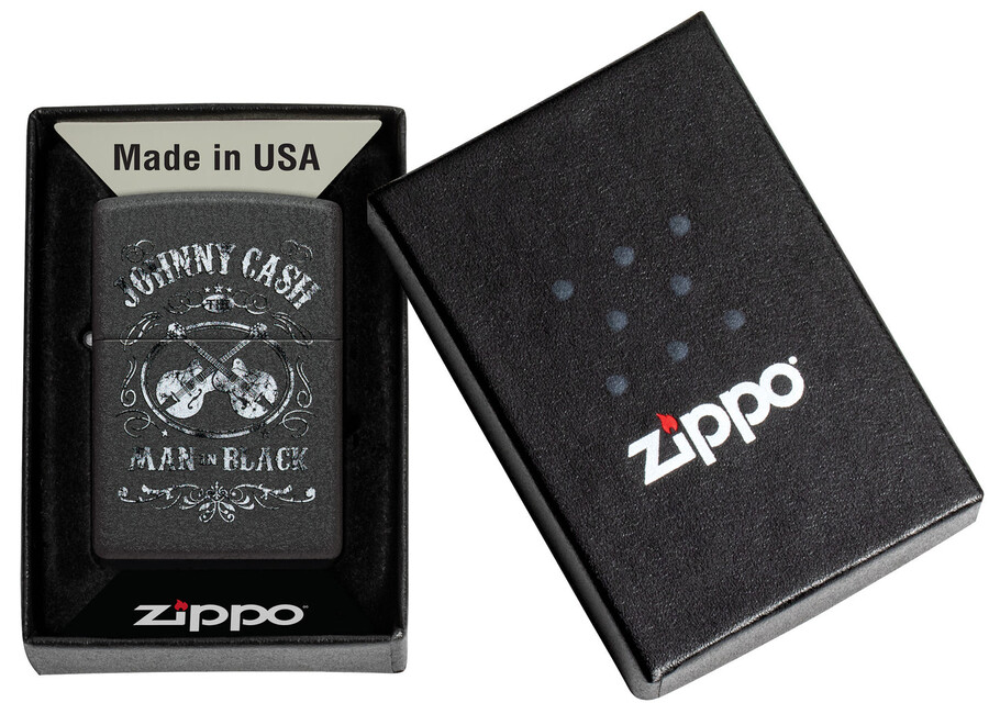 johnny cash man in black design