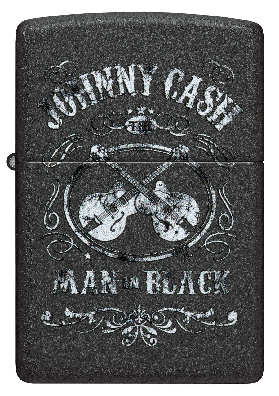 johnny cash man in black design