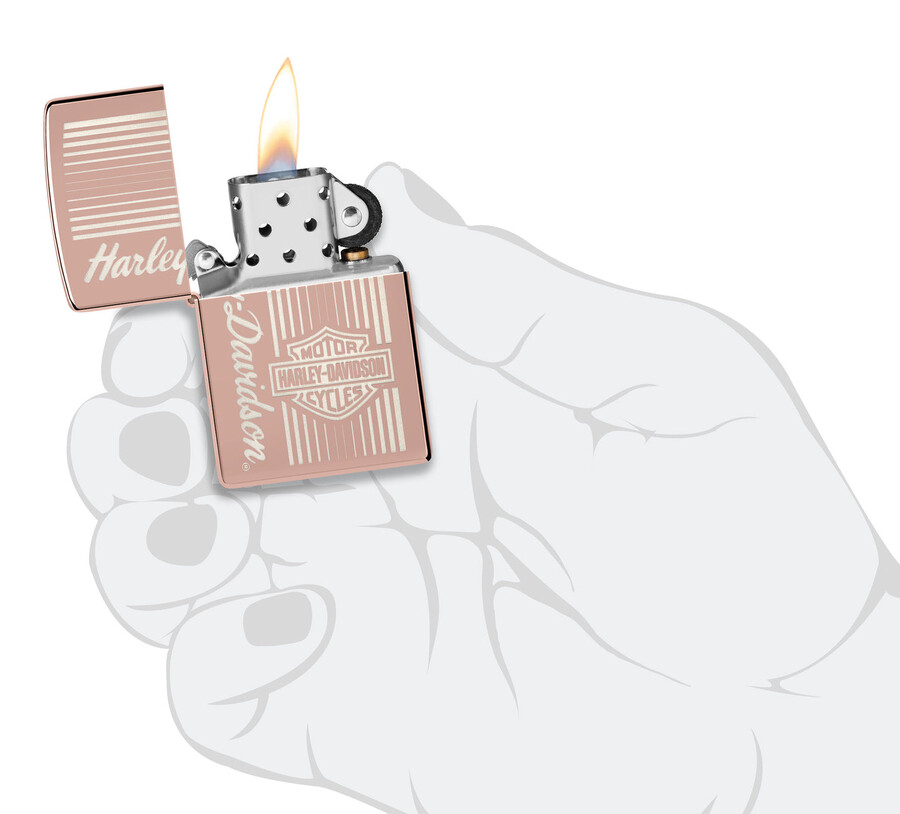 harley-davidson rose gold design