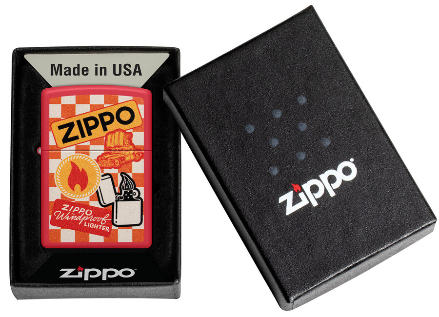 retro zippo design