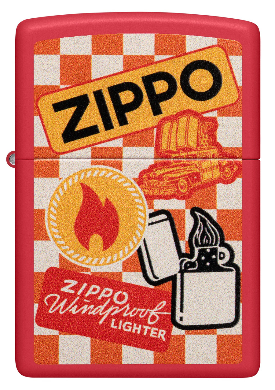 retro zippo design