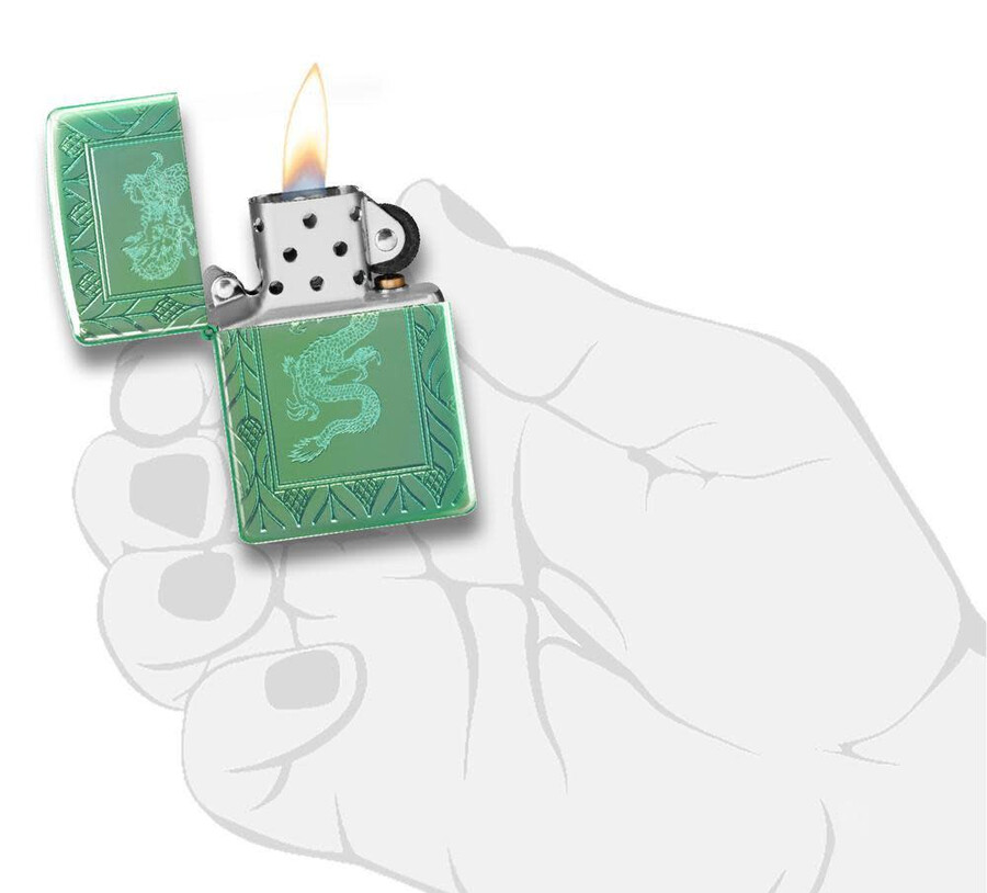 armor high polish green elegant dragon