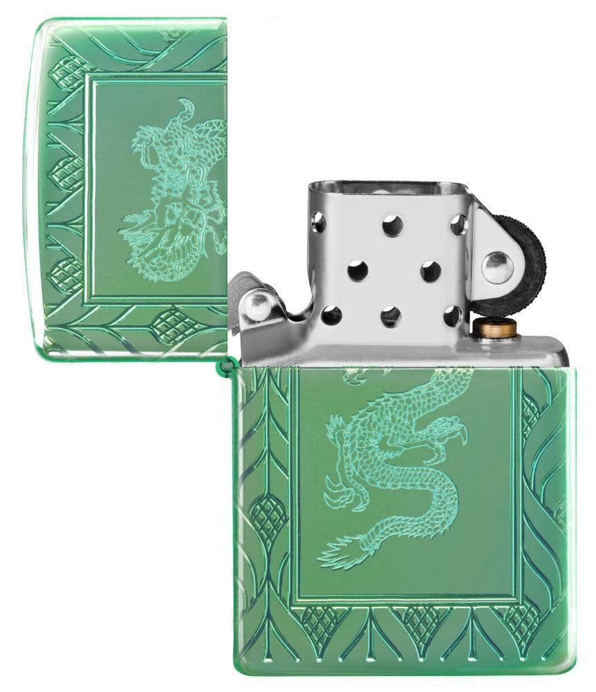 armor high polish green elegant dragon