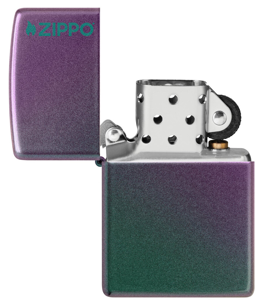 classic iridescent zippo logo