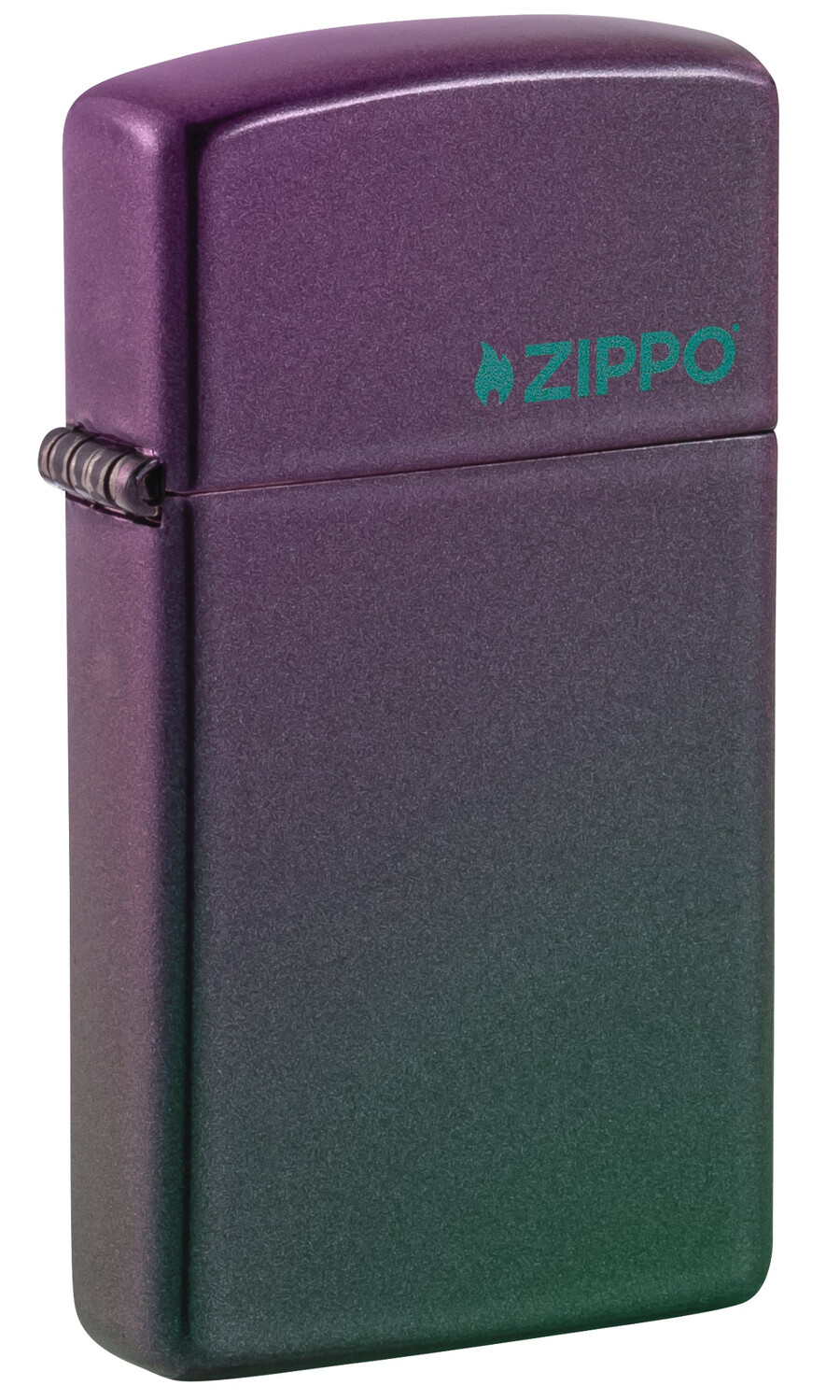 slim iridescent zippo logo