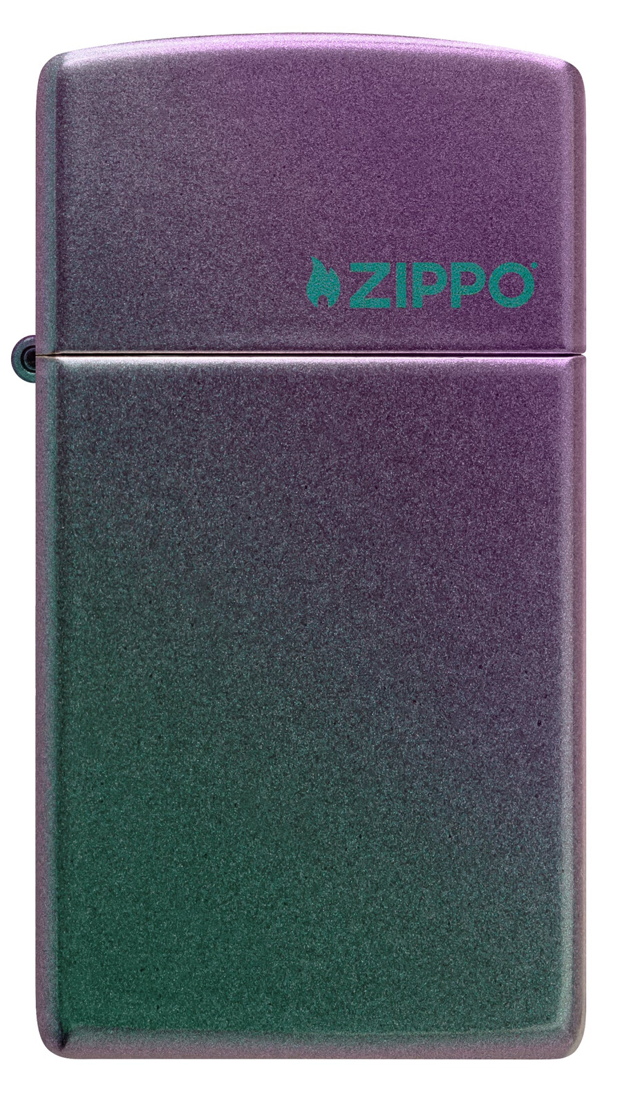 slim iridescent zippo logo