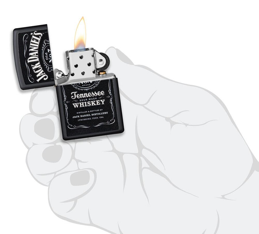 jack daniels texture print label design